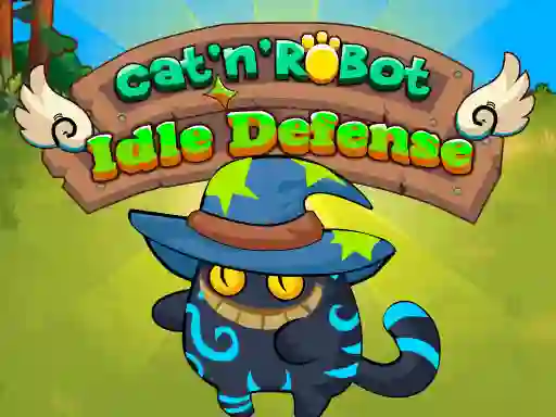 Trò chơi Cat'n' Robot Idle Defense trực tuyến