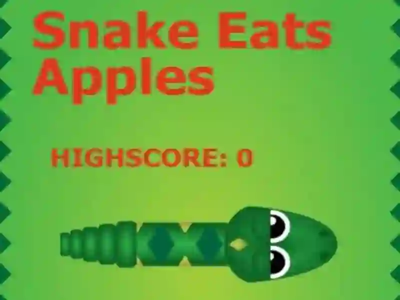 Trò chơi Snake Eats Apples trực tuyến