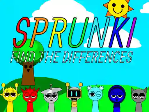 Trò chơi Sprunki Find The Differences trực tuyến