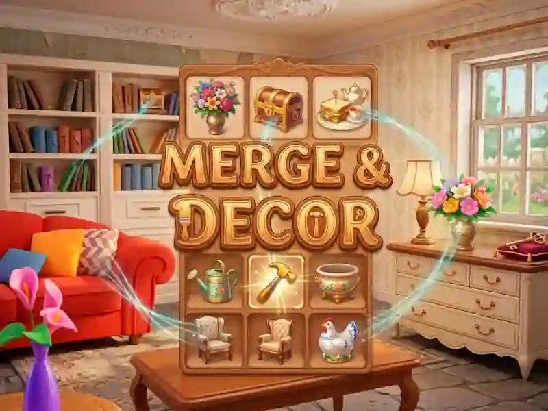 Trò chơi Merge & Decor trực tuyến