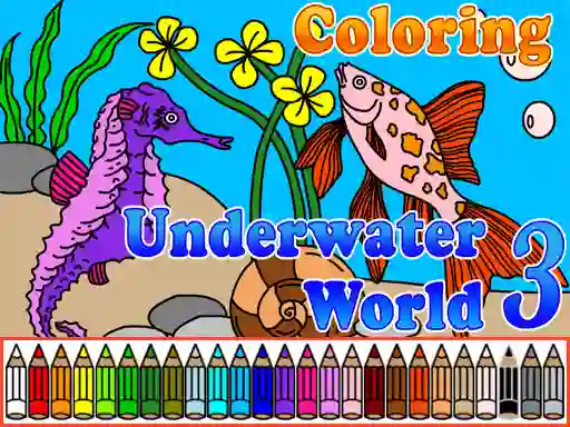 Trò chơi Сoloring Underwater World 3 trực tuyến