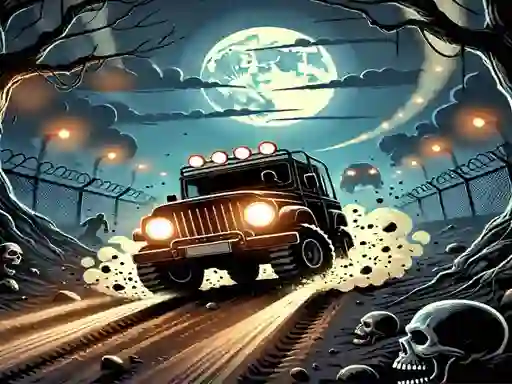 Trò chơi Racing Car Destroying Zombie trực tuyến