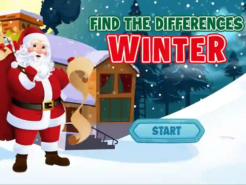 Trò chơi Find The Differences Winter trực tuyến