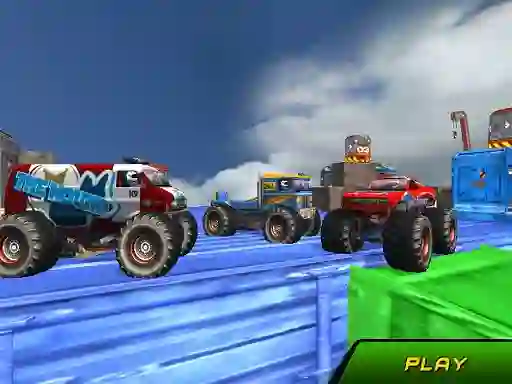 Trò chơi Monster Truck Stunts Sky Driving trực tuyến