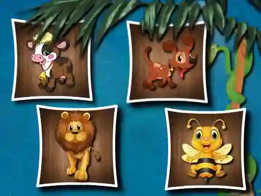 Trò chơi Cute Animal Shapes trực tuyến