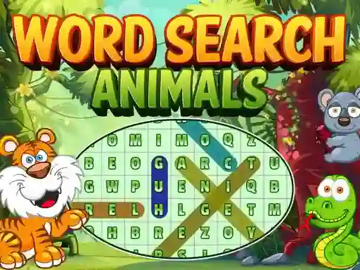 Trò chơi Word Search Animals trực tuyến
