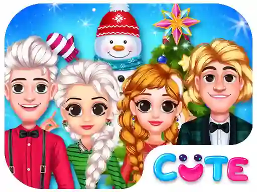 Trò chơi Frozen Princess Christmas Celebration trực tuyến