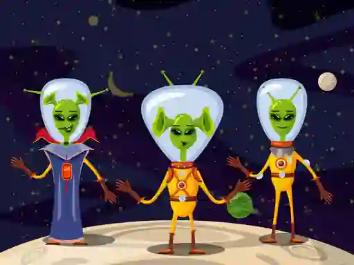 Trò chơi Aliens In Space Hidden trực tuyến