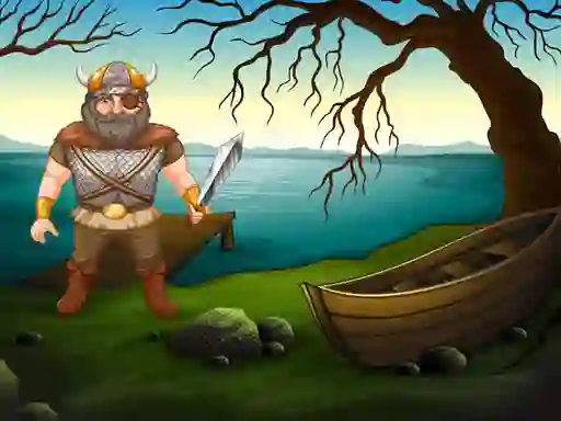 Trò chơi Viking Warrior Battle: Puzzle trực tuyến