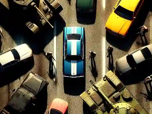 Trò chơi GTA Car Rush trực tuyến