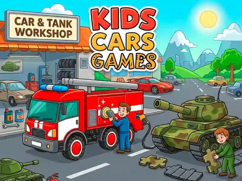 Trò chơi Kids Cars Games trực tuyến