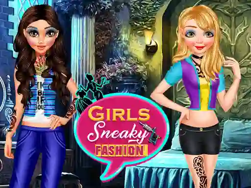 Trò chơi Girls Sneaky Fashion trực tuyến