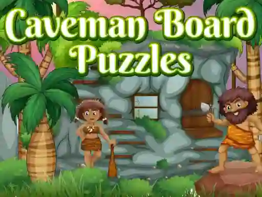 Trò chơi Caveman Board Puzzles trực tuyến