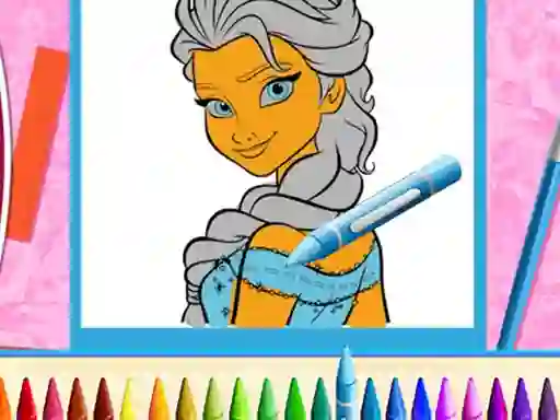 Trò chơi The Princess Sisters Coloring trực tuyến