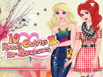 Trò chơi 10 Perfect Outfits for Princesses trực tuyến