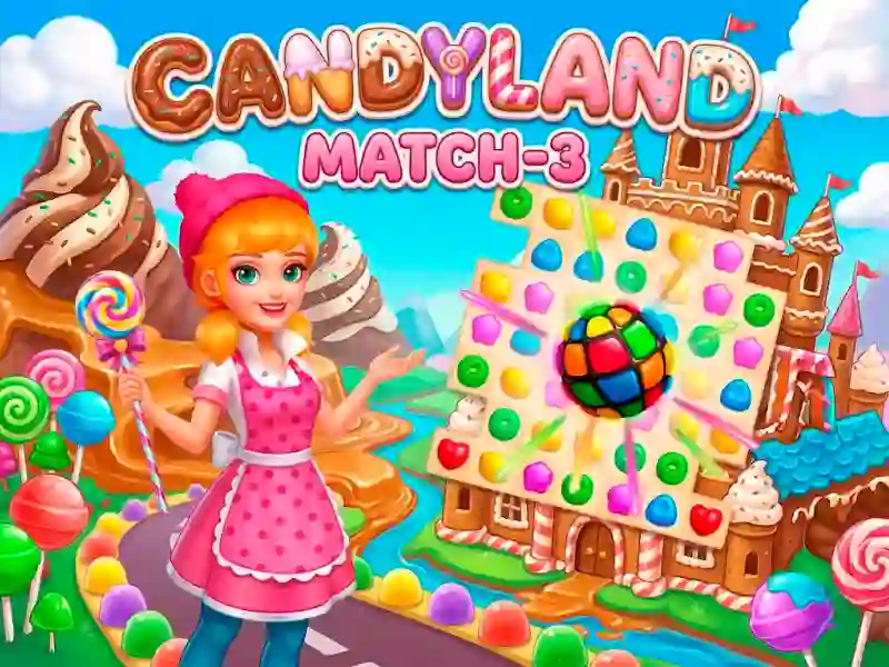 Trò chơi Candyland: Match-3 trực tuyến