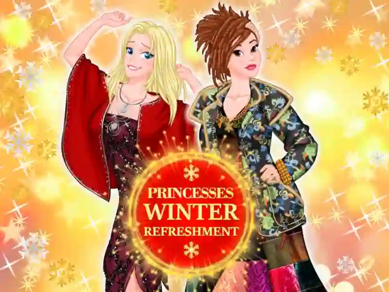 Trò chơi Princesses winter refreshment trực tuyến