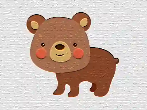 Trò chơi Cartoon Bear Puzzle trực tuyến