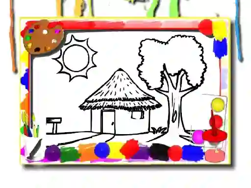 Trò chơi Back To School: House Coloring Book trực tuyến