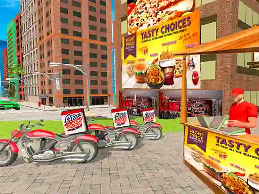Trò chơi Pizza Delivery Boy Simulation trực tuyến
