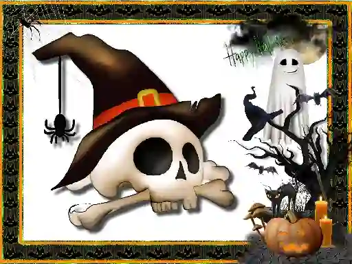 Trò chơi Halloween Puzzle Challenge trực tuyến