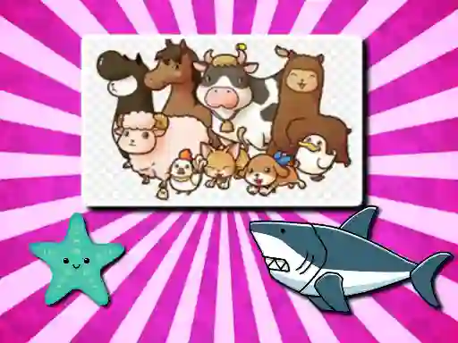 Trò chơi Animal Puzzle trực tuyến