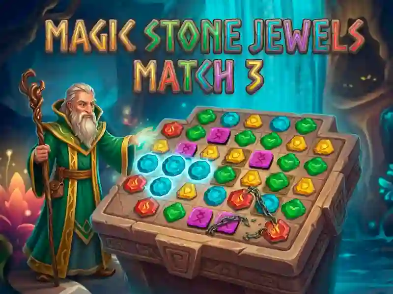 Trò chơi Magic Stone Jewels Match 3 trực tuyến