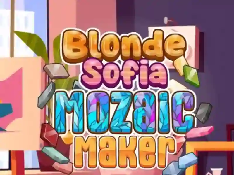 Trò chơi Blonde Sofia: Mozaic Maker trực tuyến