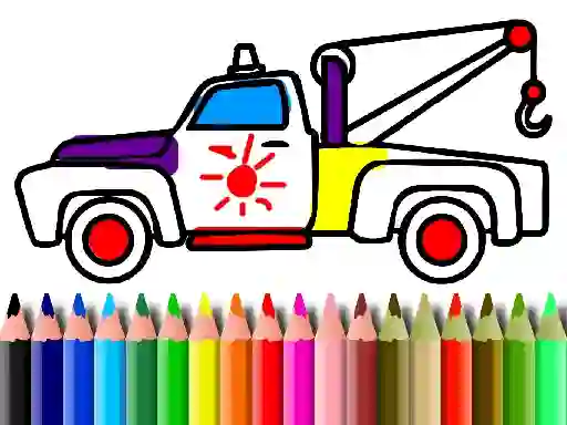 Trò chơi Back To School: Trucks Coloring trực tuyến