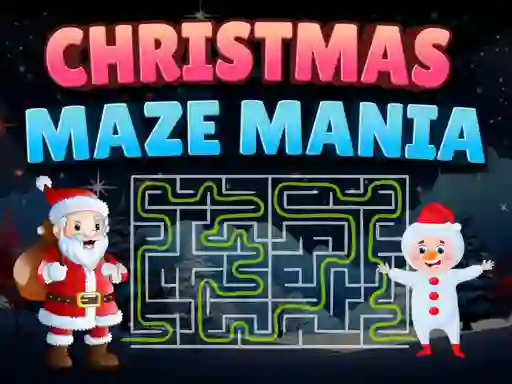 Trò chơi Christmas Maze Mania trực tuyến