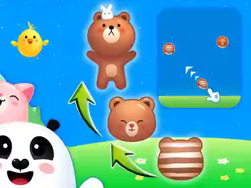 Trò chơi Animal Merge: Bubble Shooter trực tuyến