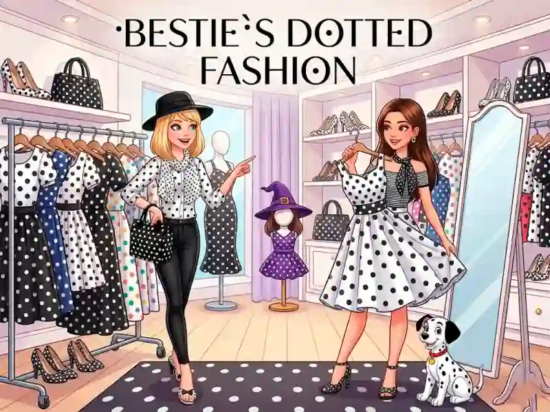 Trò chơi Bestie`s Dotted Fashion trực tuyến