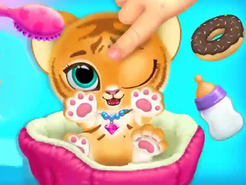 Trò chơi Baby Tiger Care trực tuyến
