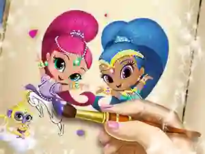 Trò chơi Shimmer And Shine Coloring Book trực tuyến