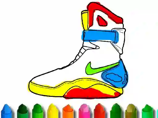 Trò chơi Back To School: Shoe Coloring trực tuyến