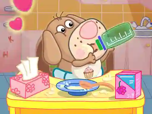 Trò chơi Hippo Baby Care Game trực tuyến