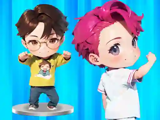 Trò chơi BTS Chibi Claw Machine trực tuyến