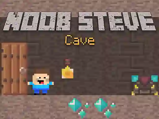 Trò chơi Noob Steve Cave trực tuyến