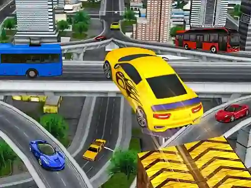 Trò chơi Crazy Car Impossible Stunt Challenge Game trực tuyến