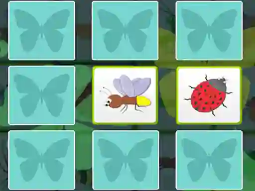Trò chơi Kids Memory game - Insects trực tuyến