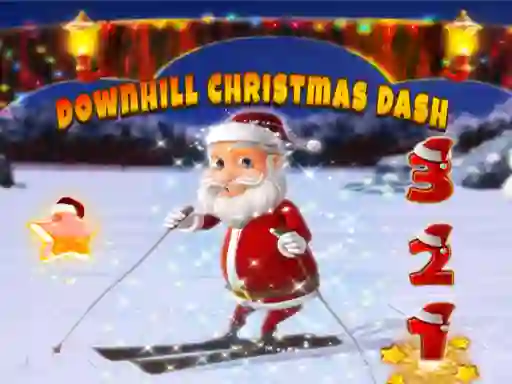Trò chơi Downhill Christmas Dash trực tuyến