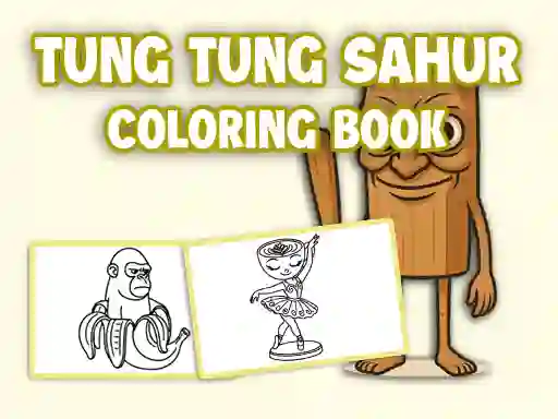 Trò chơi Tung Tung Sahur Coloring Book trực tuyến