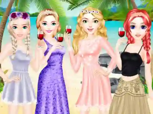 Trò chơi School Graduation Beach Party trực tuyến