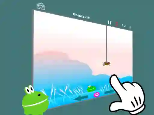 Trò chơi Hunt feed the frog 2 trực tuyến