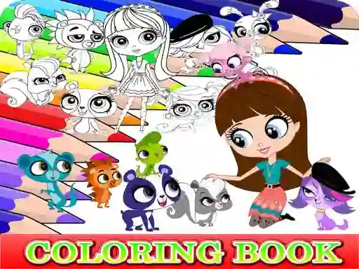 Trò chơi Coloring Book for Littlest Pet Shop trực tuyến