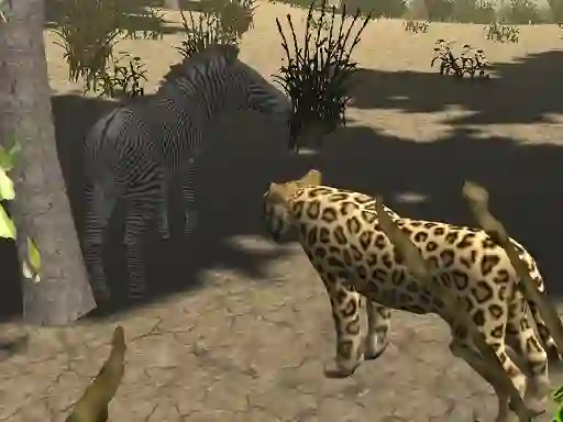 Trò chơi African Cheetah Hunting Simulator trực tuyến