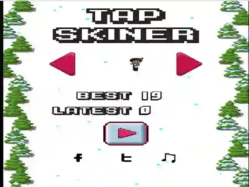 Trò chơi Tap Skier trực tuyến
