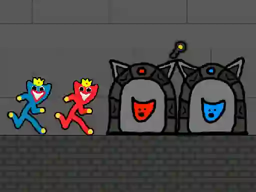 Trò chơi Red and Blue Stickman Huggy 2 trực tuyến