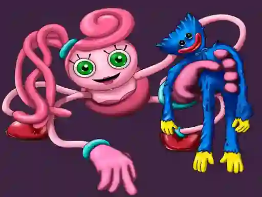 Trò chơi Mommy Stikman Vs Huggy Wuggy trực tuyến