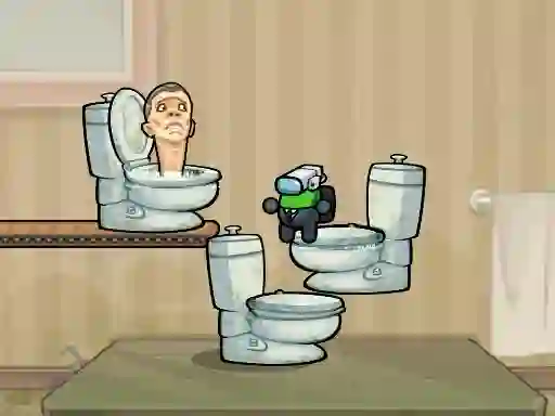 Trò chơi Impostor Jump Skibidi Toilet trực tuyến